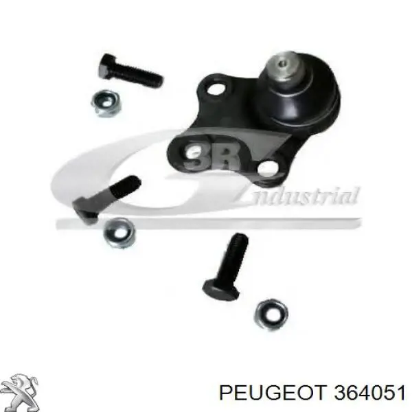 Кульова опора, нижня Peugeot/Citroen 364051 ціна, від 11.25 USD