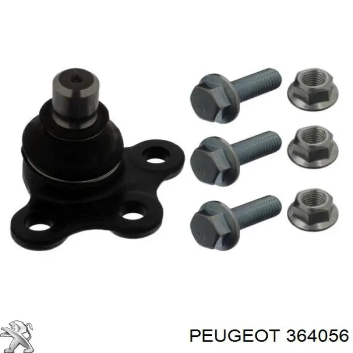Кульова опора, нижня Peugeot/Citroen 364056