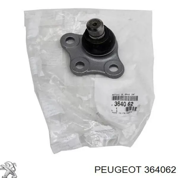 364062 Peugeot/Citroen кульова опора, нижня