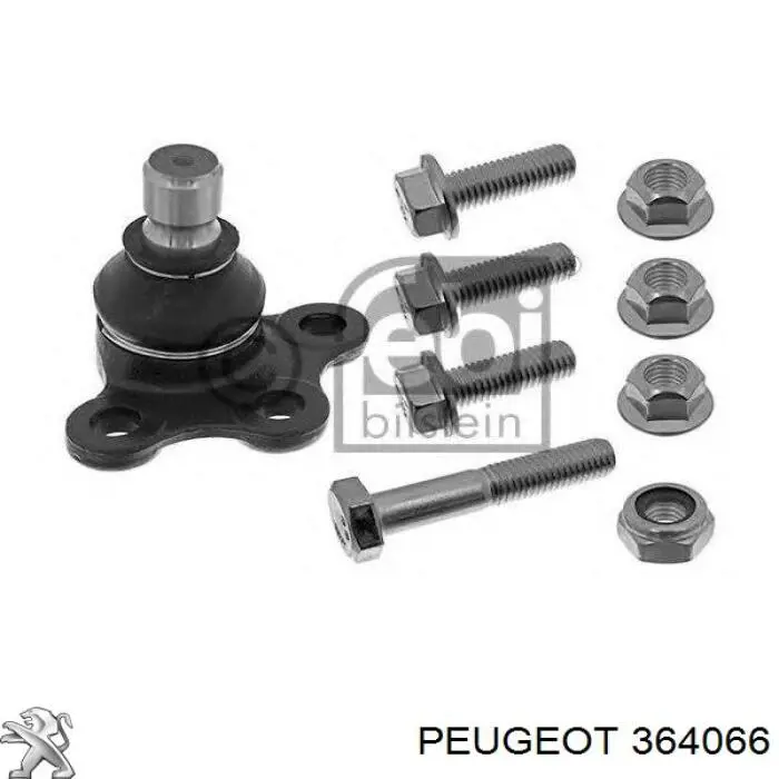 364066 Peugeot/Citroen Кульові на авто
