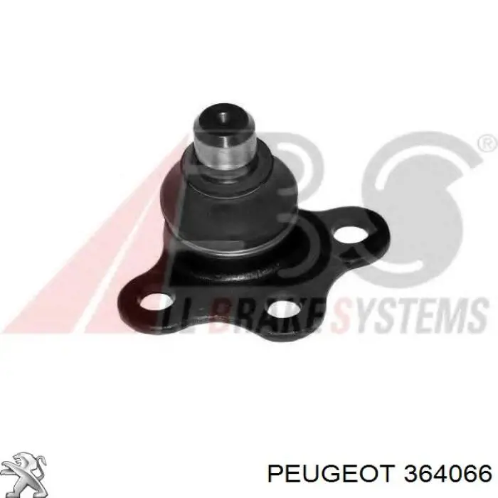 Купити 364066 Peugeot/Citroen Кульова опора, нижня