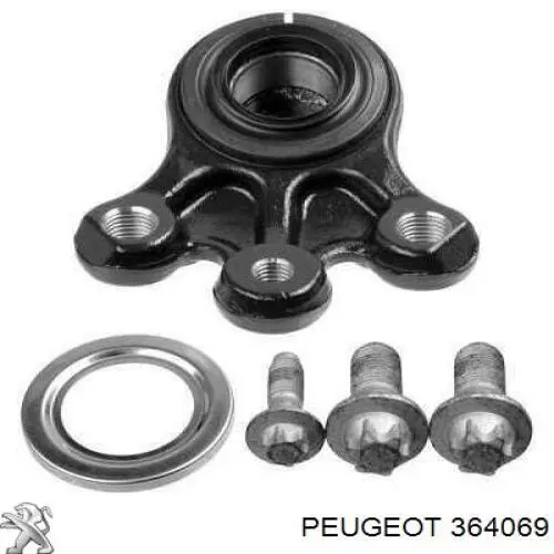Кульова опора, нижня Peugeot/Citroen 364069 ціна, від 38.01 USD