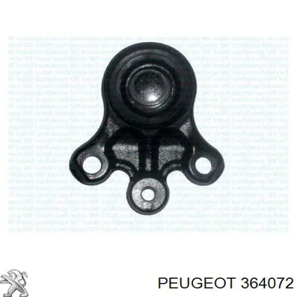 Купити 364072 Peugeot/Citroen Кульова опора, нижня