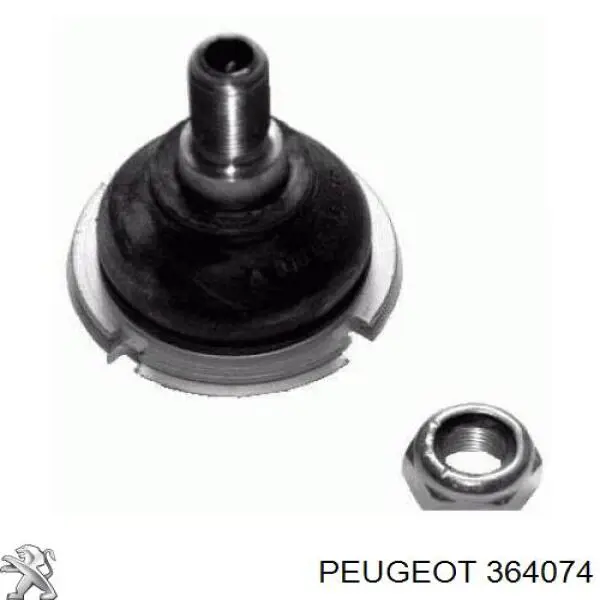 Кульова опора, верхня Peugeot/Citroen 364074 ціна, від 17.34 USD