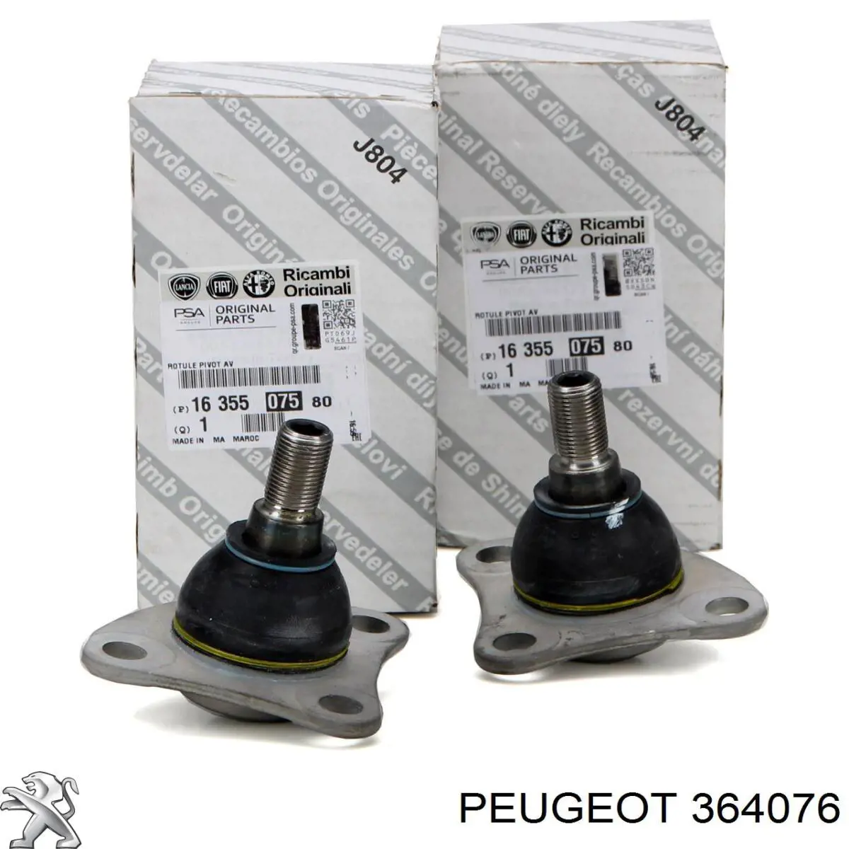 Купити 364076 Peugeot/Citroen Кульова опора, нижня