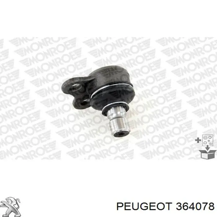 Кульова опора, нижня Peugeot/Citroen 364078 ціна, від 12.18 USD