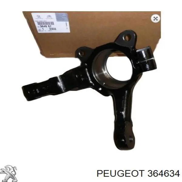 Купити 364634 Peugeot/Citroen Цапфа - поворотний кулак передній, лівий