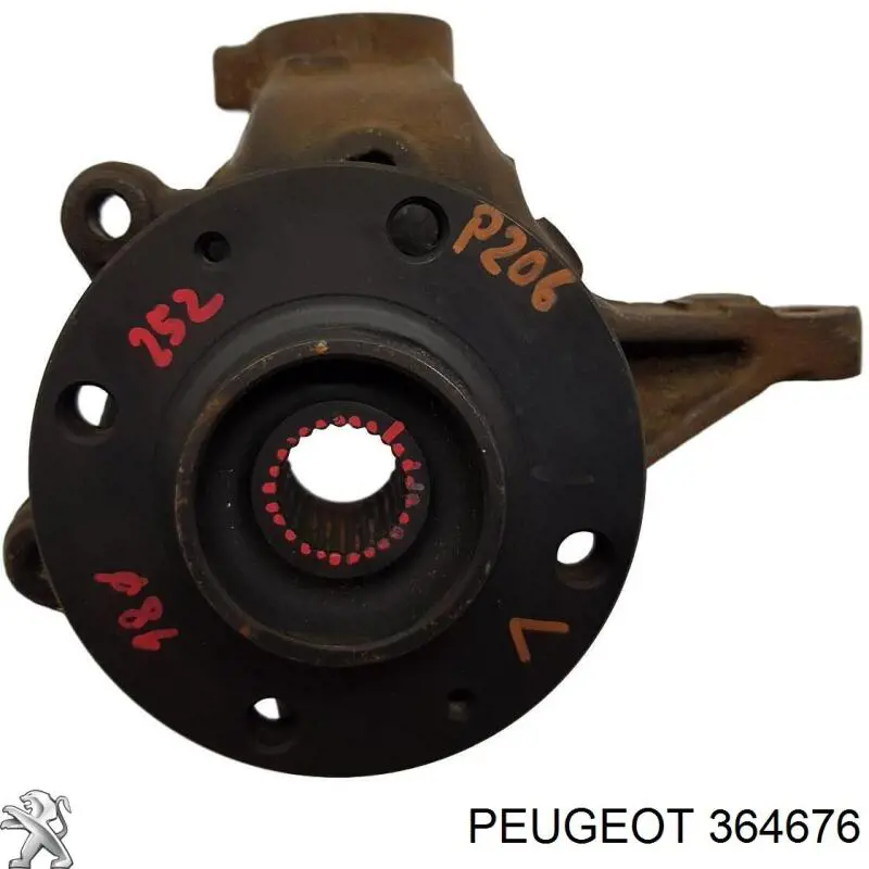 Цапфа поворотного кулака Peugeot/Citroen 364676 ціна, від 38.95 USD