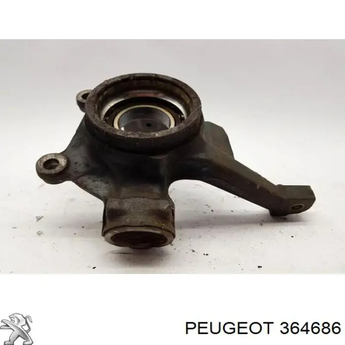 364686 Peugeot/Citroen Цапфа поворотна ліва