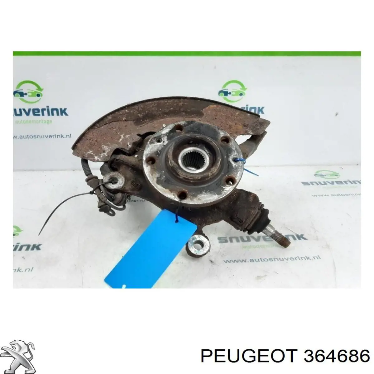 Цапфа - поворотний кулак передній, лівий Peugeot/Citroen 364686 ціна, від  USD