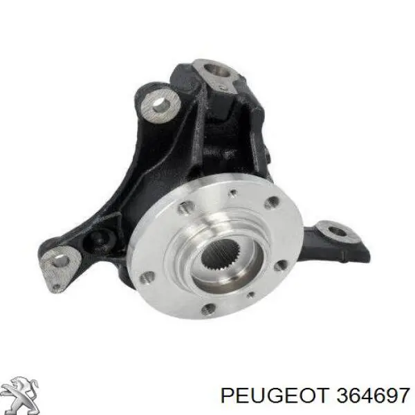 Цапфа - поворотний кулак передній, лівий Bugiad BSP25566 ціна, від 77.04 USD