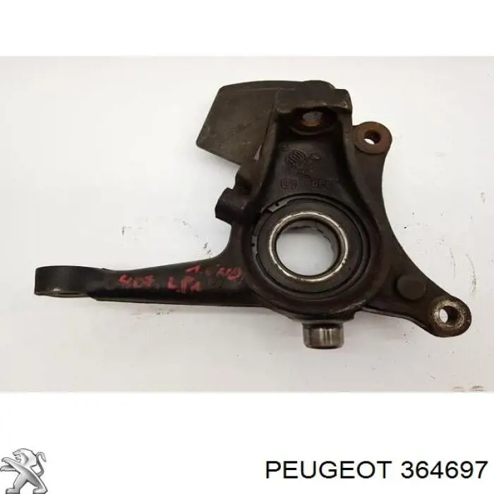 Цапфа - поворотний кулак передній, лівий Peugeot/Citroen 364697
