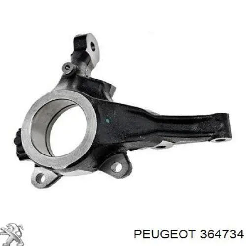 Купити 364734 Peugeot/Citroen Вісь передня і поворотні кулаки