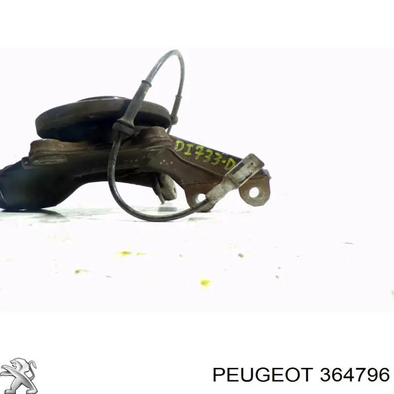 Цапфа - поворотний кулак передній, правий 364796 Peugeot/Citroen