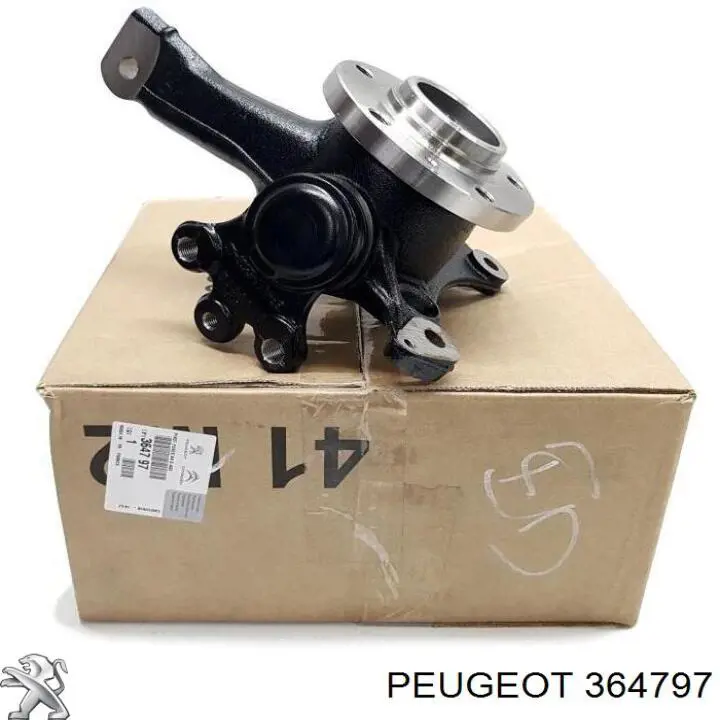 364797 Peugeot/Citroen Цапфа - поворотний кулак передній, правий