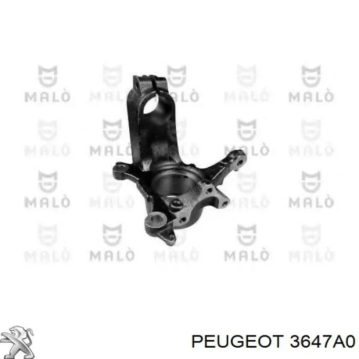 Цапфа - поворотний кулак передній, правий Peugeot/Citroen 3647A0 ціна, від 87.74 USD