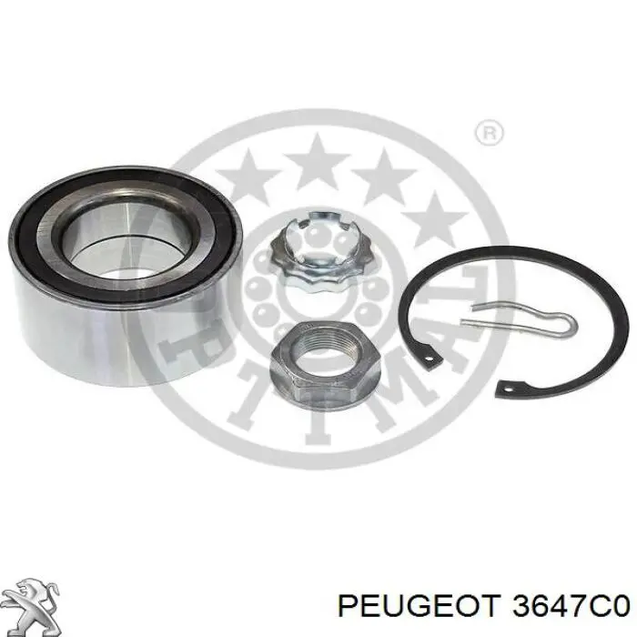 Вісь передня і поворотні кулаки Peugeot/Citroen 3647C0 ціна, від 278.40 USD