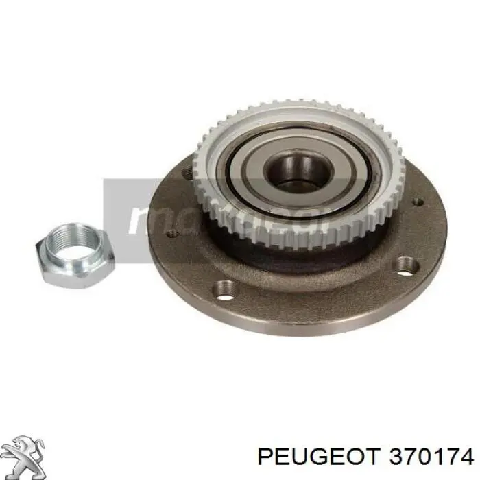 370174 Peugeot/Citroen Маточина задня