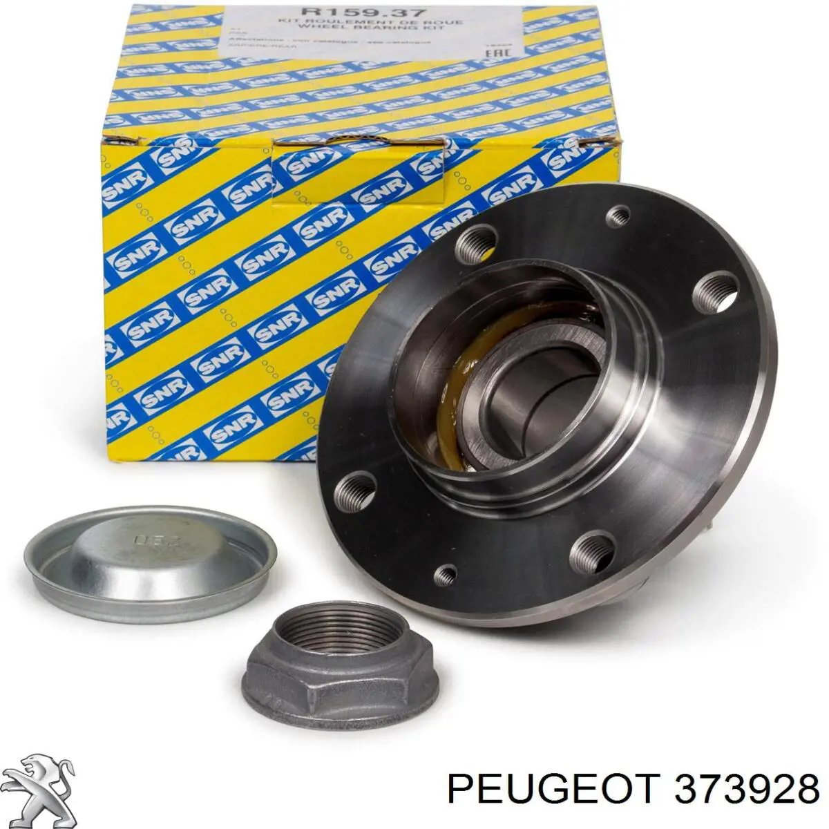 Гайка маточини задньої Peugeot/Citroen 373928