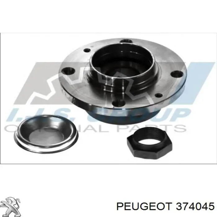 Заглушка маточини 374045 Peugeot/Citroen