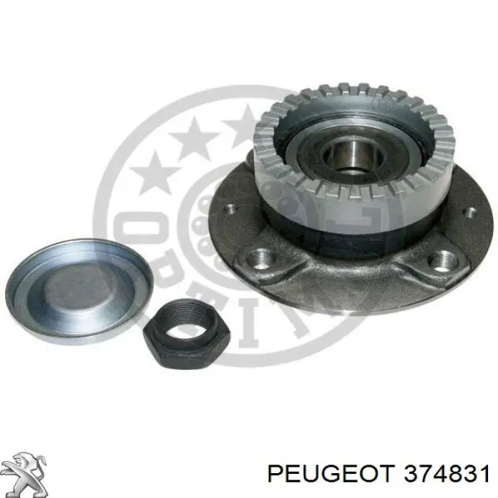 Маточини задніх коліс Peugeot/Citroen 374831 ціна, від 20.42 USD