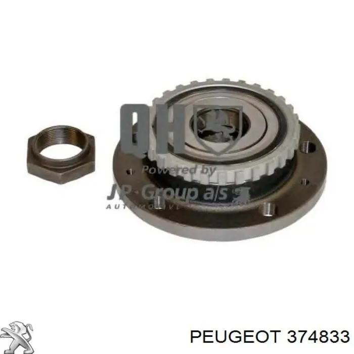 Маточини задніх коліс Peugeot/Citroen 374833 ціна, від 41.14 USD