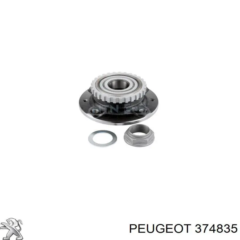 Маточина заднього колеса Peugeot/Citroen 374835