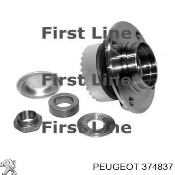 Купити 374837 Peugeot/Citroen Підшипник ступиці колеса