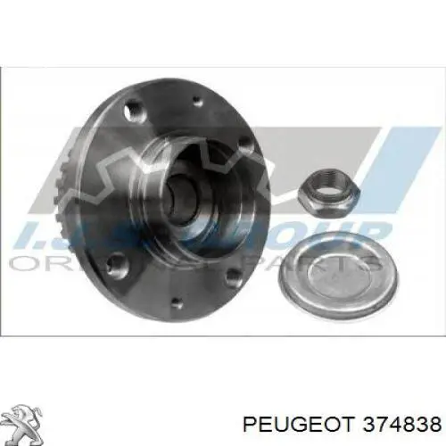 Підшипник маточини задньої Peugeot/Citroen 374838 ціна, від 48.94 USD