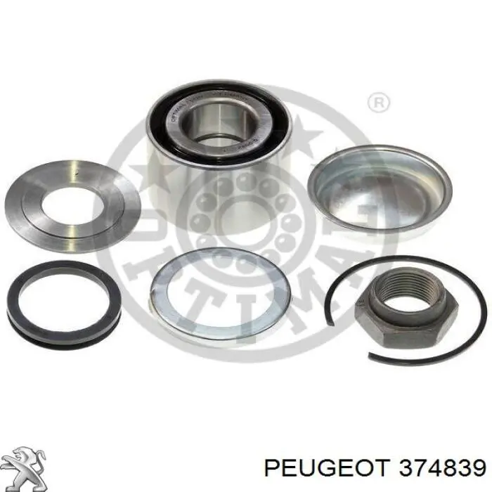 Підшипник маточини задньої Peugeot/Citroen 374839 ціна, від 17.45 USD