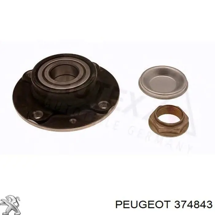 Маточини задніх коліс Peugeot/Citroen 374843 ціна, від 36.18 USD