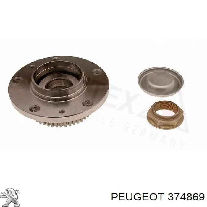 Маточини задніх коліс Peugeot/Citroen 374869 ціна, від 46.82 USD