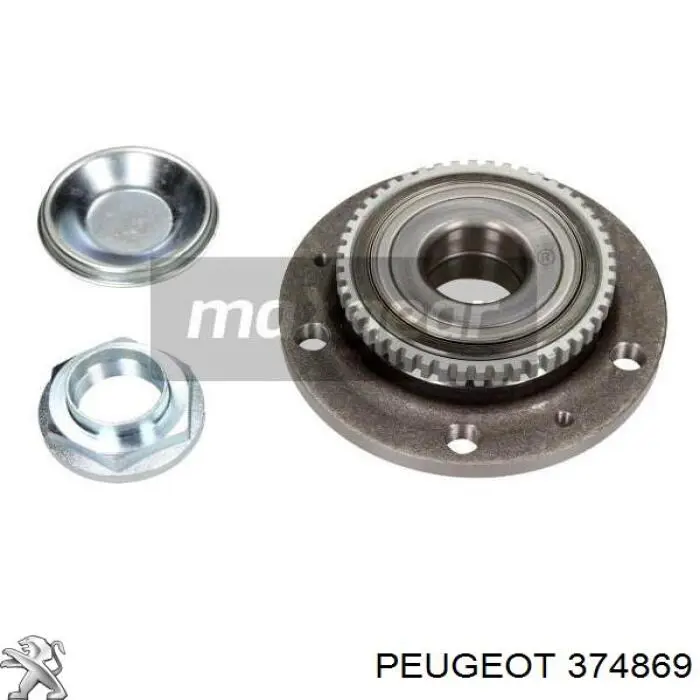 Купити 374869 Peugeot/Citroen Підшипник ступиці колеса