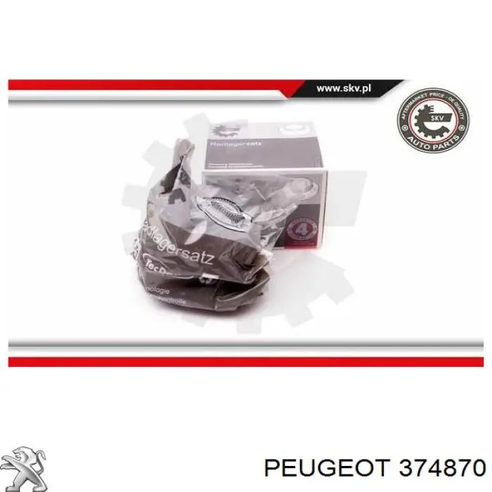 Задня маточина 374870 Peugeot/Citroen