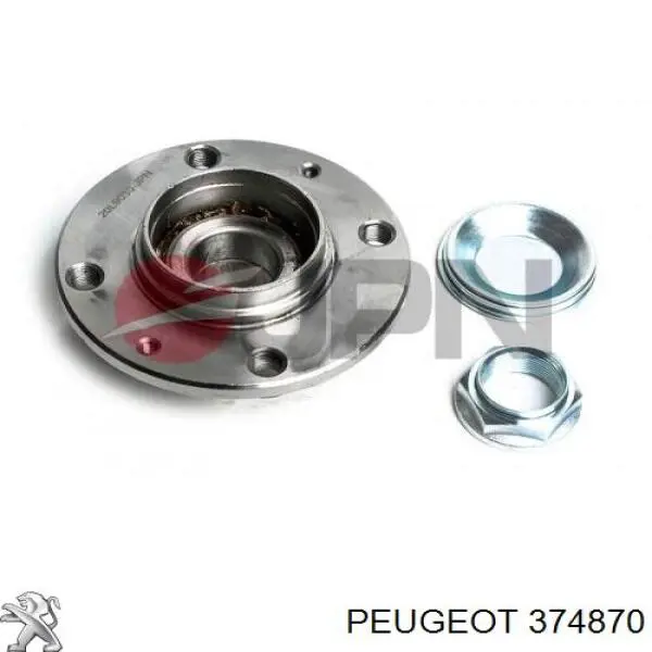 Маточина заднього колеса Peugeot/Citroen 374870