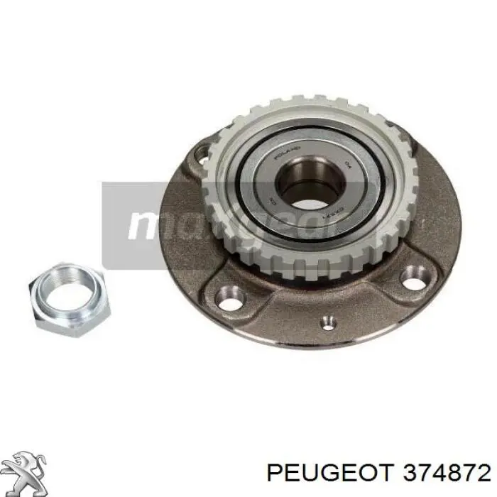 Підшипник задньої ступиці 374872 Peugeot/Citroen
