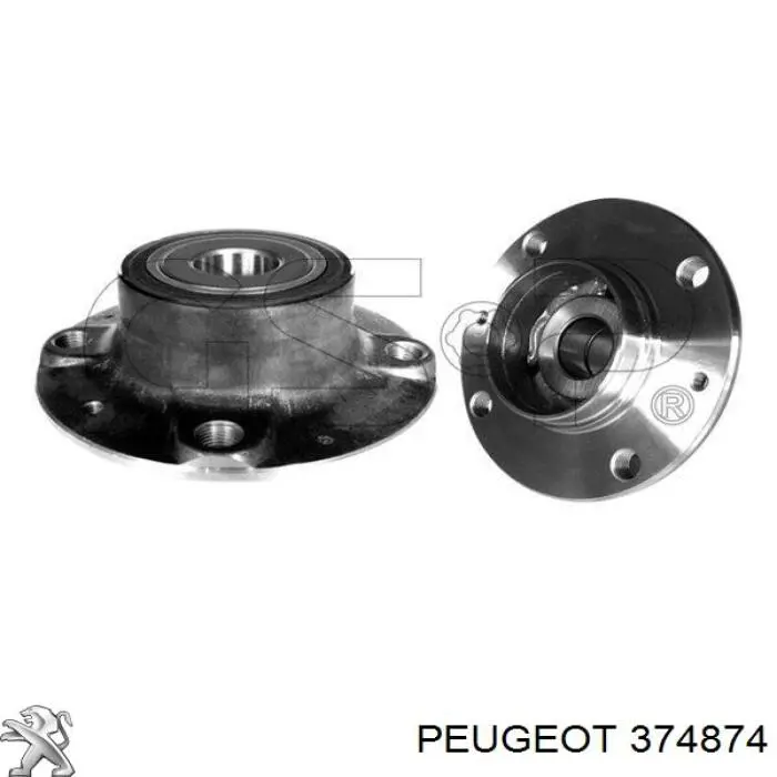 Купити 374874 Peugeot/Citroen Підшипник ступиці колеса