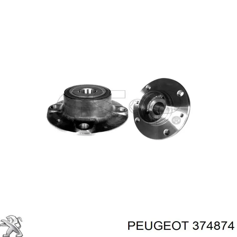 374874 Peugeot/Citroen Маточина задня