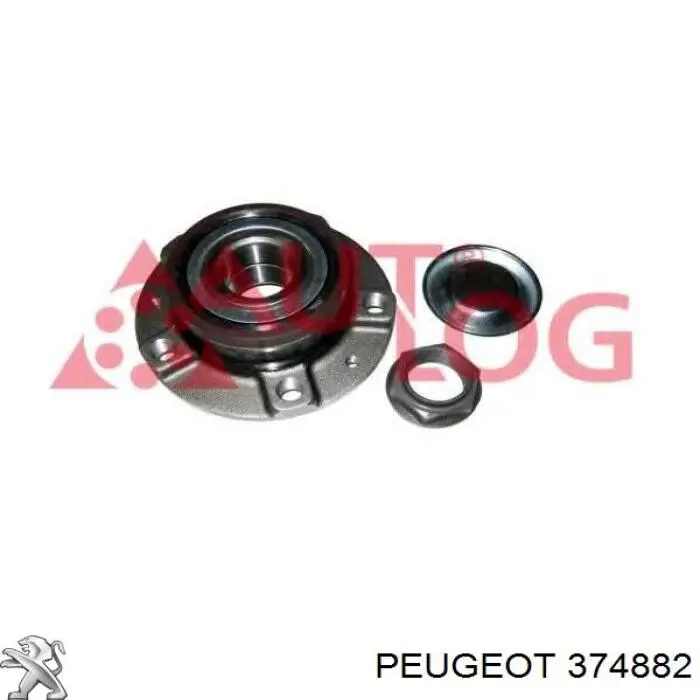 Маточини задніх коліс Peugeot/Citroen 374882 ціна, від 47.41 USD