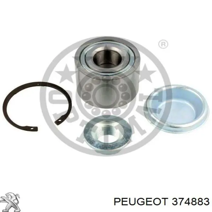 Купити 374883 Peugeot/Citroen Підшипник задньої ступиці