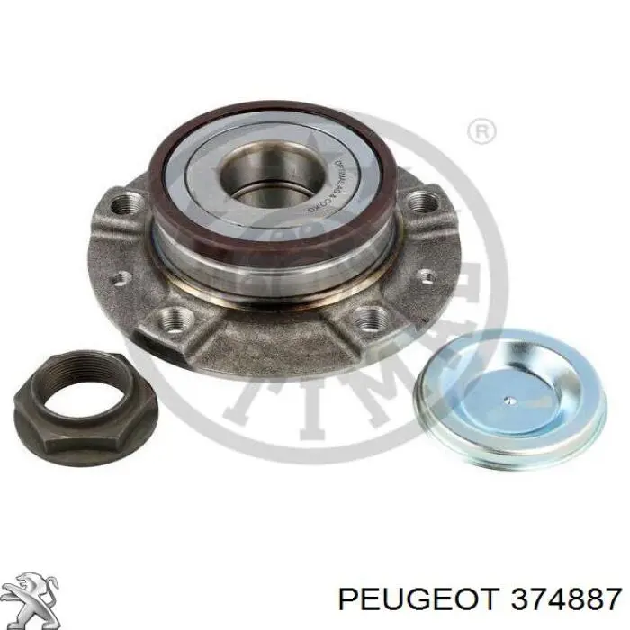 Маточини задніх коліс Peugeot/Citroen 374887 ціна, від 46.39 USD