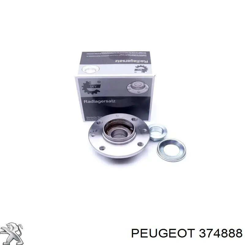 Задня маточина 374888 Peugeot/Citroen