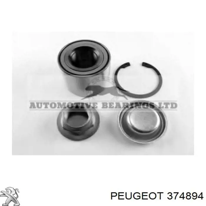 Підшипник маточини задньої Peugeot/Citroen 374894 ціна, від 20.48 USD