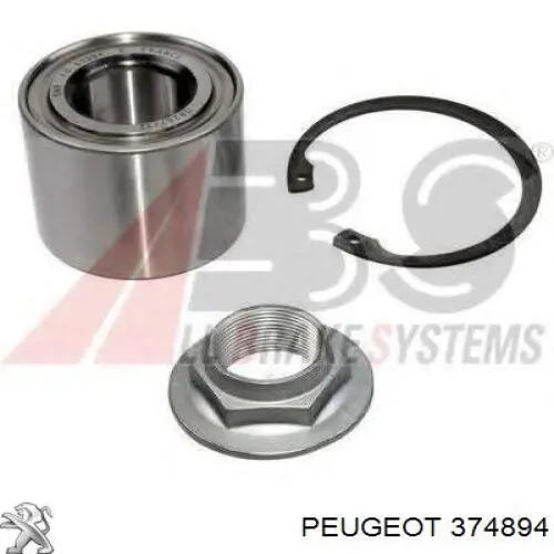 Купити 374894 Peugeot/Citroen Підшипник задньої ступиці