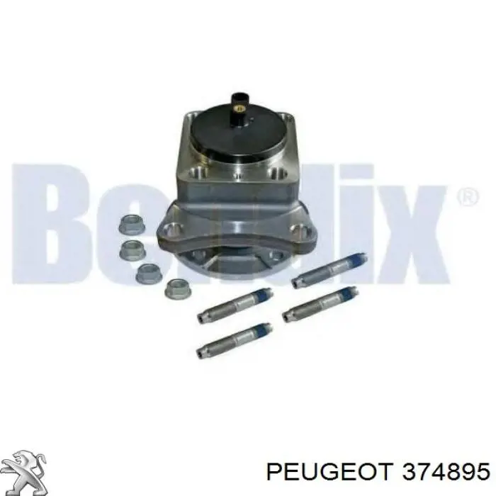 Купити 374895 Peugeot/Citroen Підшипник ступиці колеса