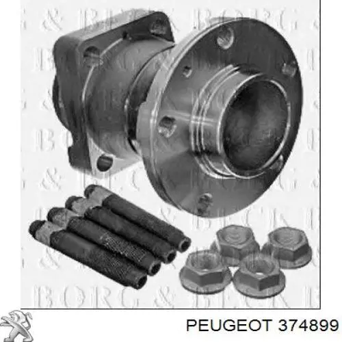 Купити 374899 Peugeot/Citroen Підшипник ступиці колеса