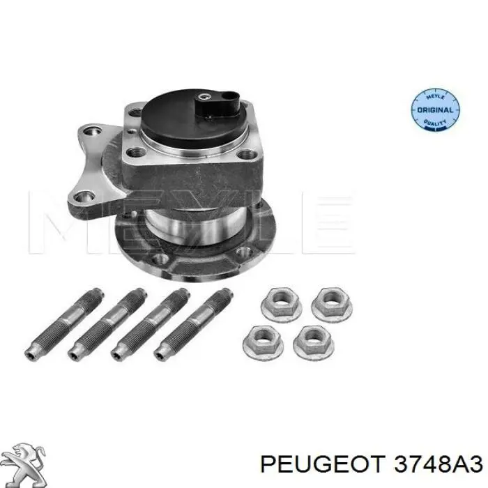 Маточини задніх коліс Peugeot/Citroen 3748A3 ціна, від 88.26 USD