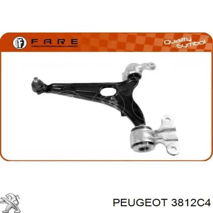 Купити 3812C4 Peugeot/Citroen Тяга рульова поздовжня