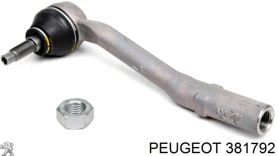 Накінечник рульової тяги, зовнішній 381792 Peugeot/Citroen