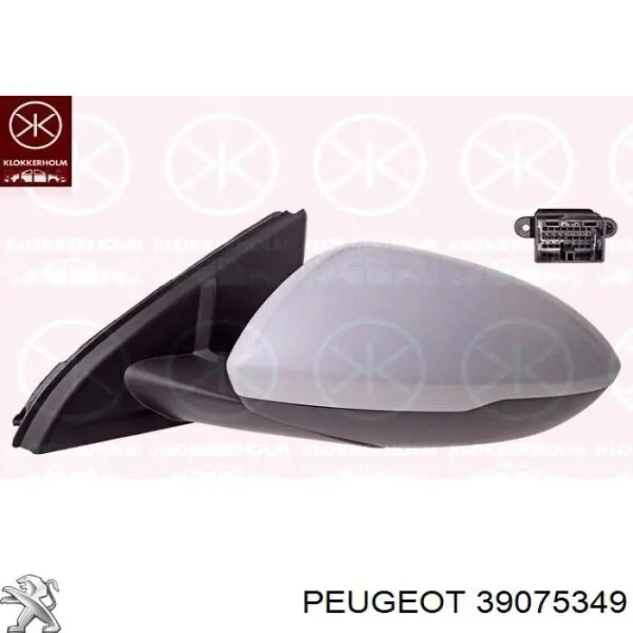 Праве бічне дзеркало Opel 39075349 ціна, від 101.12 USD